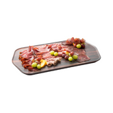 Rosseto Forme' Melamine Walnut Tray Set of 3